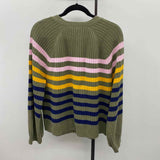 Talbots Women's Size XL Green Ribbed Cardigan