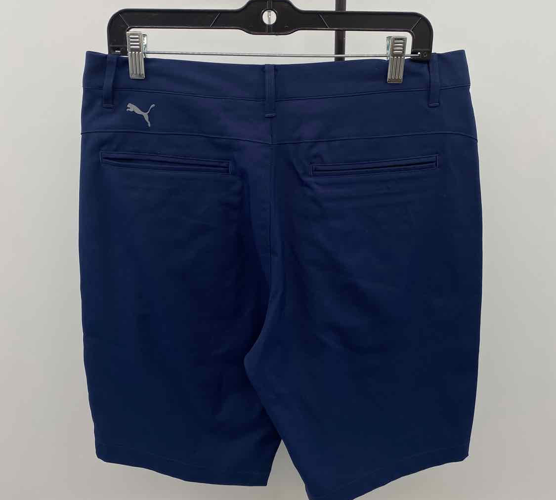 Puma Men's Size 36 Navy Solid Shorts