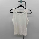 Michael Stars Women's Size One Size White Solid Tank