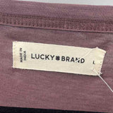 Lucky Brand Women's Size 14 Dusty Purple Solid Dress