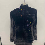 5 a 7 Women's Size S Black Star Jacket