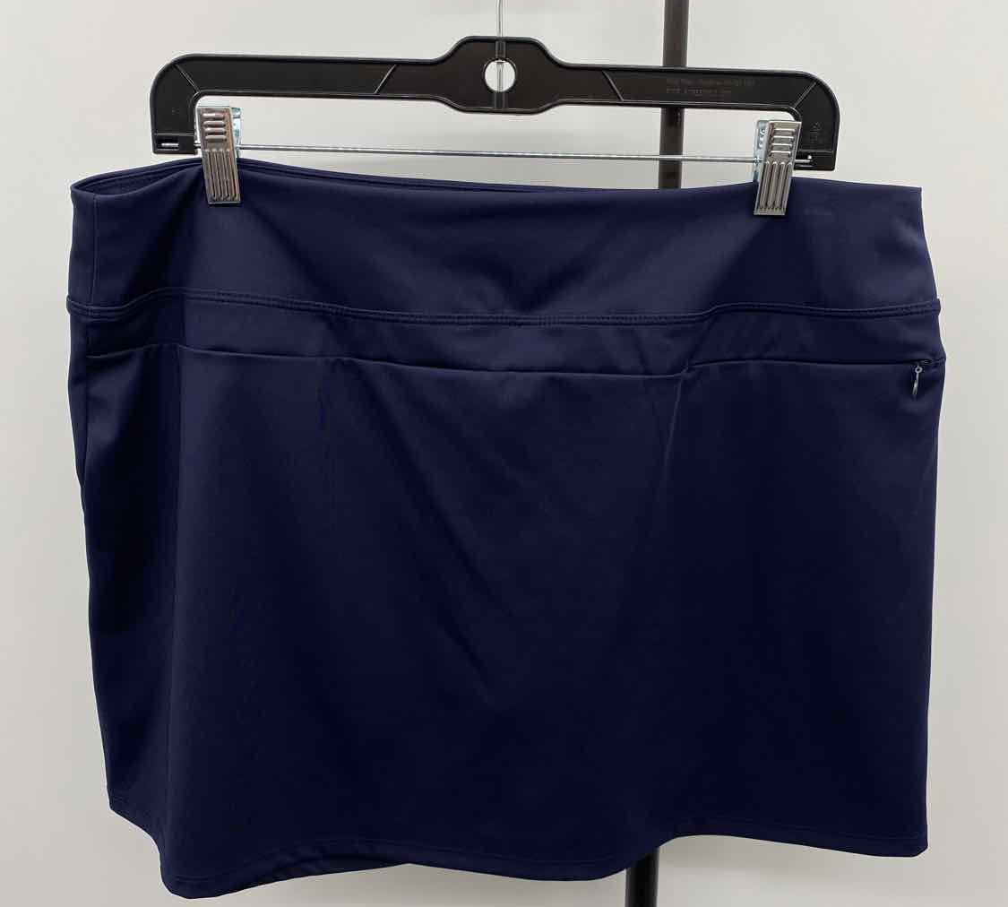Tommy Bahama Women's Size 16 Navy Solid Skirt