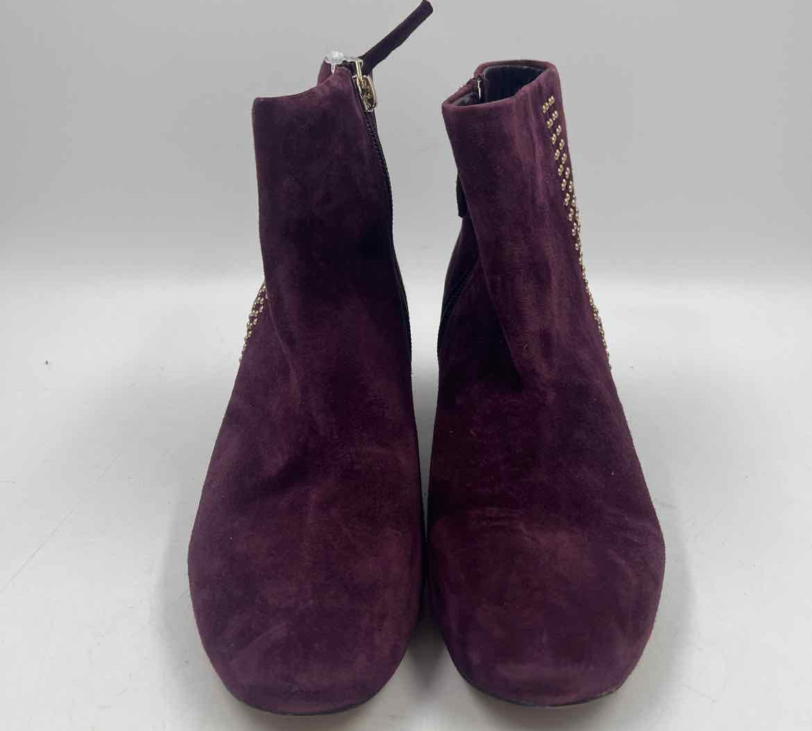 White House Black Market Women's Shoe Size 6.5 Wine Studs Boots