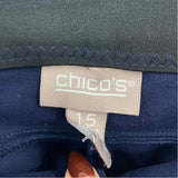 Chico's Women's Size 10 Navy Solid Pants