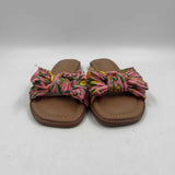 Kensie Women's Shoe Size 6.5 Pink Floral Sandals