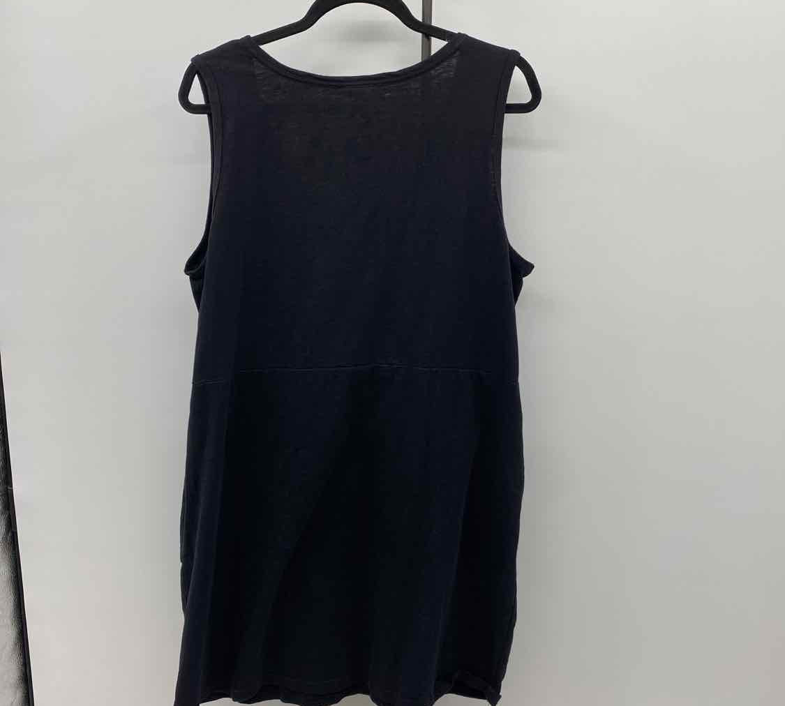 Tribal Women's Size XL Black Solid Coverup