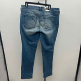 Black Daisy Women's Size 16 Blue Floral Jeans