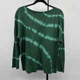 JJill Women's Size MP Green Tie Dye Sweater