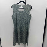Eddie Bauer Women's Size 16 Green Leaf Dress