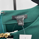 Ann Taylor Women's Size M Green Solid Long Sleeve Shirt