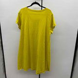 Soft Surroundings Women's Size 20 Yellow Textured Dress