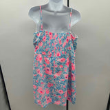 Lilly Pulitzer Women's Size 16 Blue Floral Dress