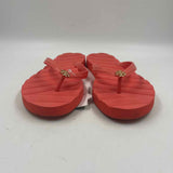 Tory Burch Women's Shoe Size 8 Orange Solid Flip Flops