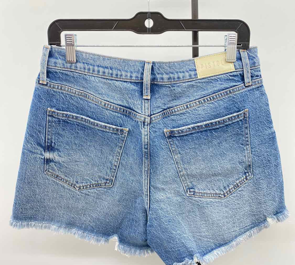 Pistola Women's Size 6 Blue Solid Shorts