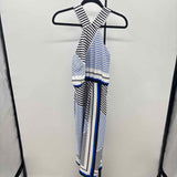 Ann Taylor Women's Size 2P Blue Stripe Dress