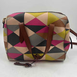 Fossil Women's Multi-Color Luxe Triangles Purse