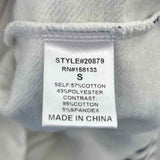 Staccato Women's Size S Ivory Stripe Sweatshirt