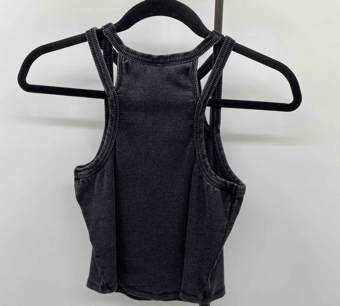 Daily Practice Junior's Size M Black Ribbed Tank