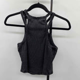 Daily Practice Junior's Size M Black Ribbed Tank