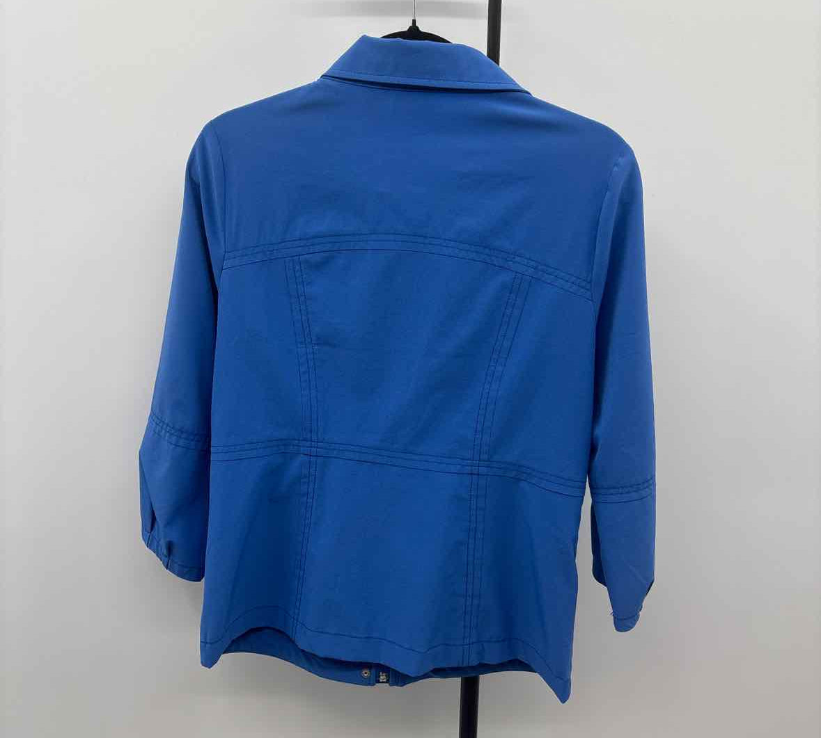 Chico's Women's Size S Blue Solid Jacket