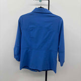 Chico's Women's Size S Blue Solid Jacket