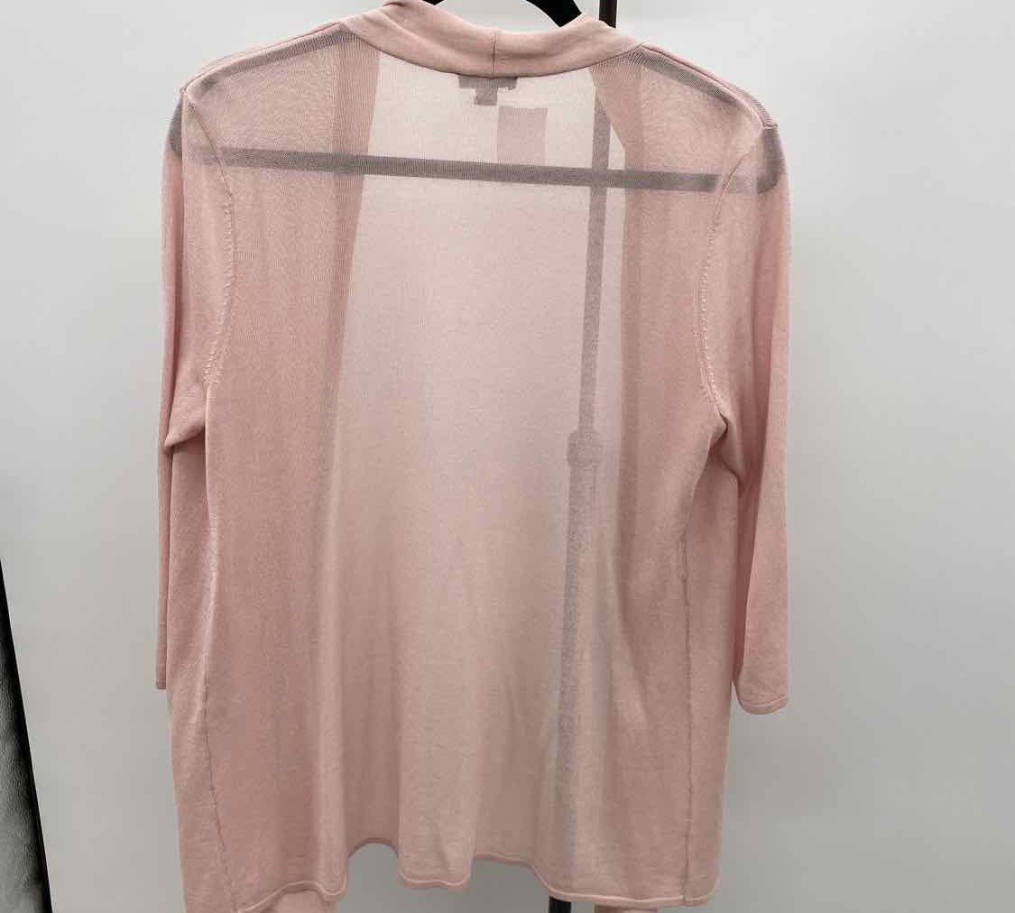 JJill Women's Size MP Pink Solid Cardigan