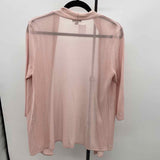 JJill Women's Size MP Pink Solid Cardigan