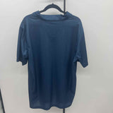 Pebble Beach Men's Size XL Navy Textured Short Sleeve Shirt