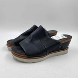 OTOT Women's Shoe Size 9.5 Black Textured Sandals