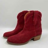 Dingo Boots Women's Shoe Size 6 Red Solid Boots