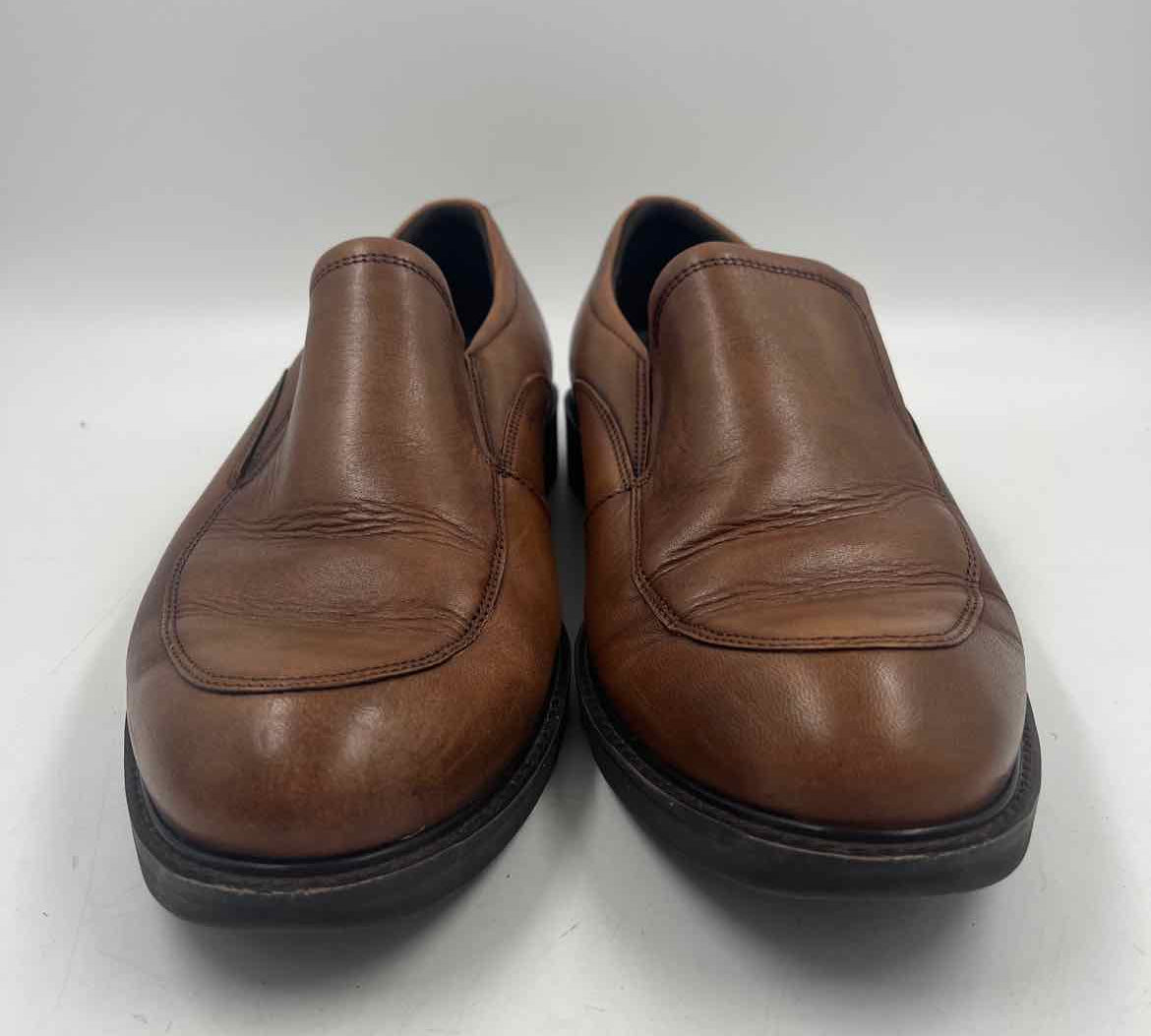 Ecco Men's Shoe Size 12 Caramel Leather Solid Loafers