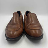 Ecco Men's Shoe Size 12 Caramel Leather Solid Loafers