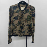 Denim & Supply Women's Size L Olive Floral Jacket