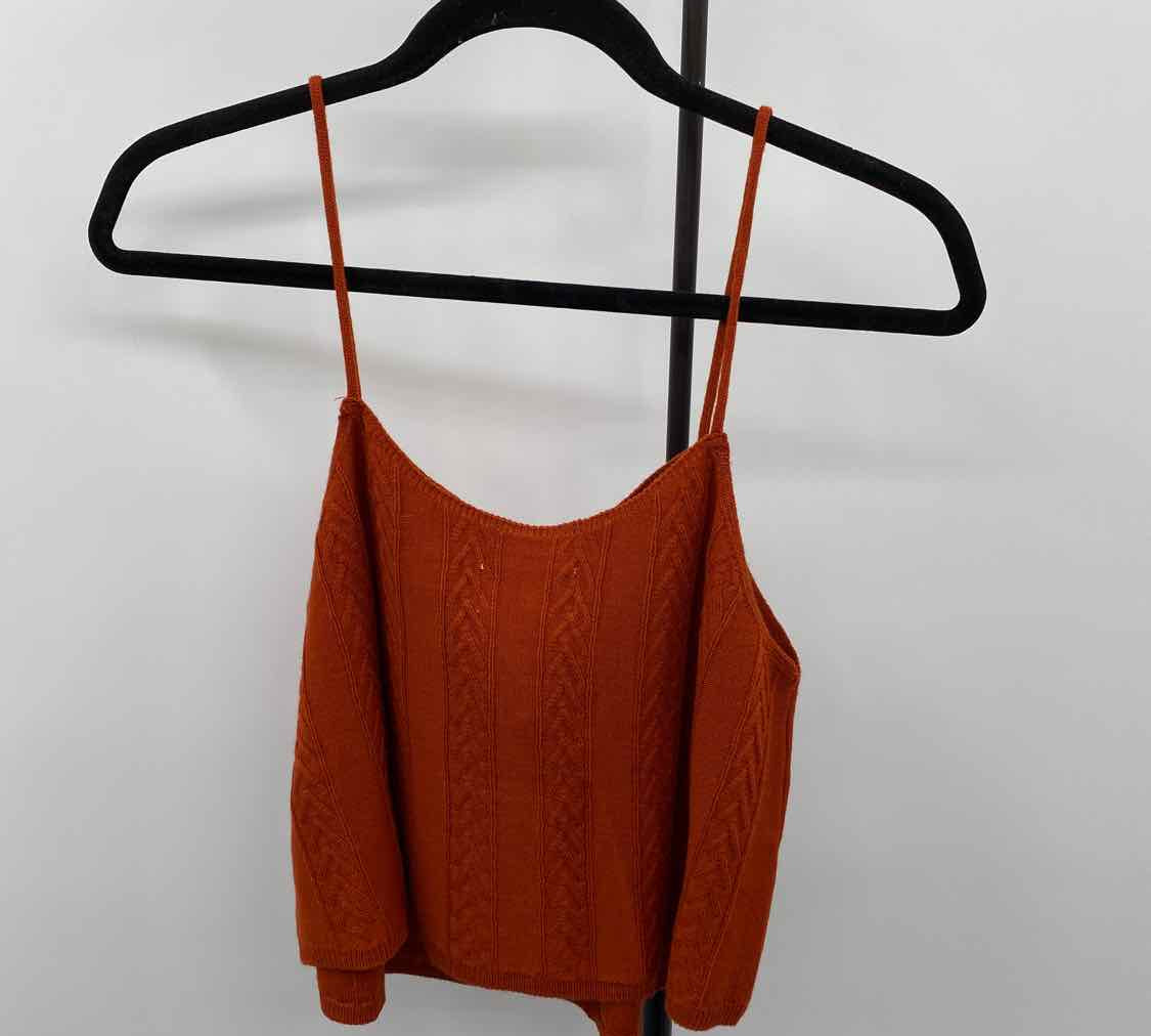 Anthropologie Junior's Size MP Rust Textured Tank