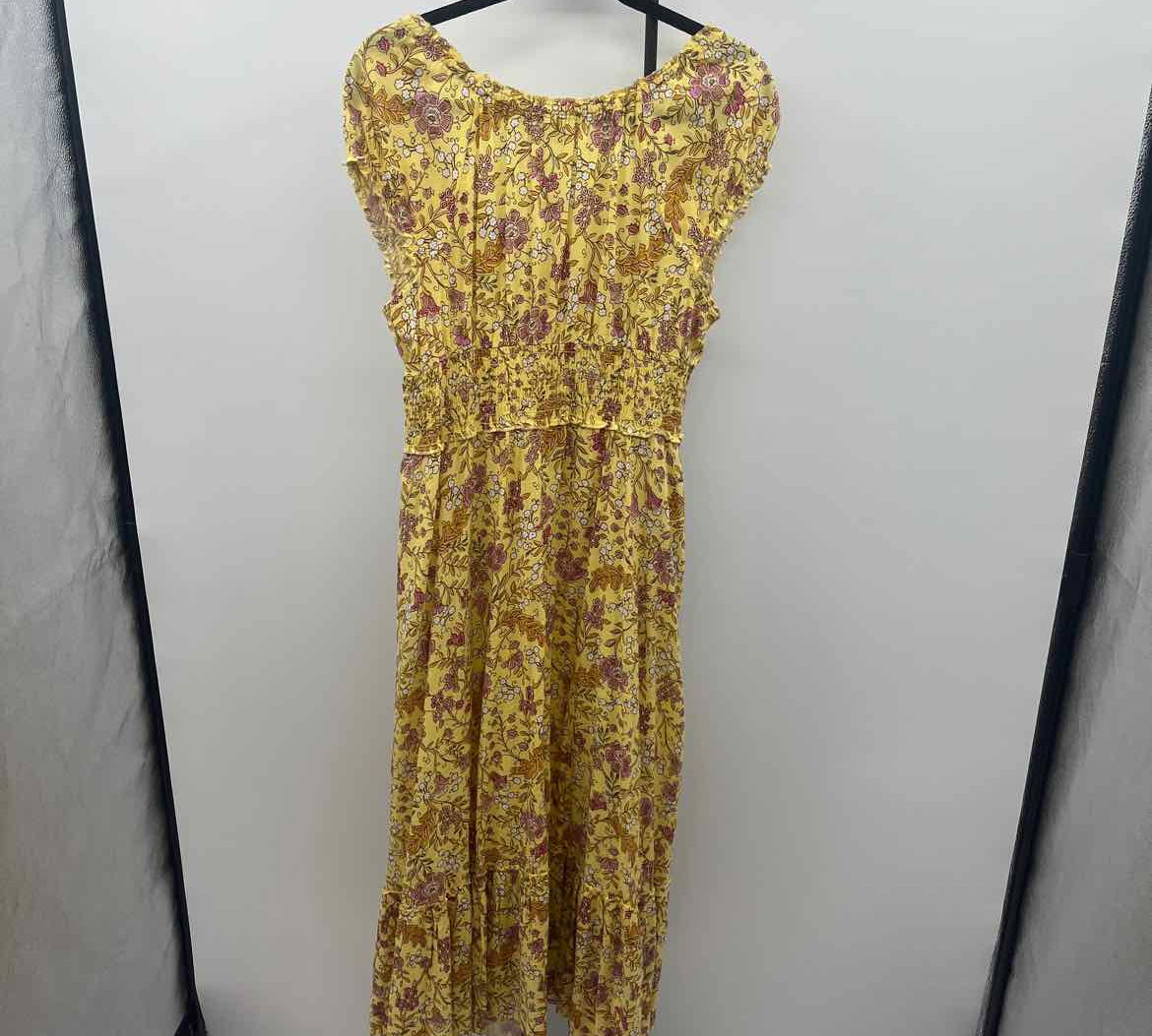 Old Navy Junior's Size 10 Yellow Floral Dress