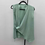 Unbranded Women's Size L Green Heathered Vest