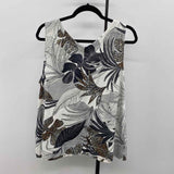 Chico's Women's Size XL Black Animal Print Sleeveless Shirt