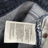Lands End Men's Size 35 Blue Solid Jeans