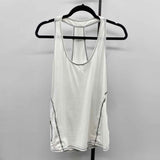 Athleta Women's Size L White Solid Tank