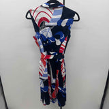 Talbots Women's Size 12P Navy Sailboats Dress