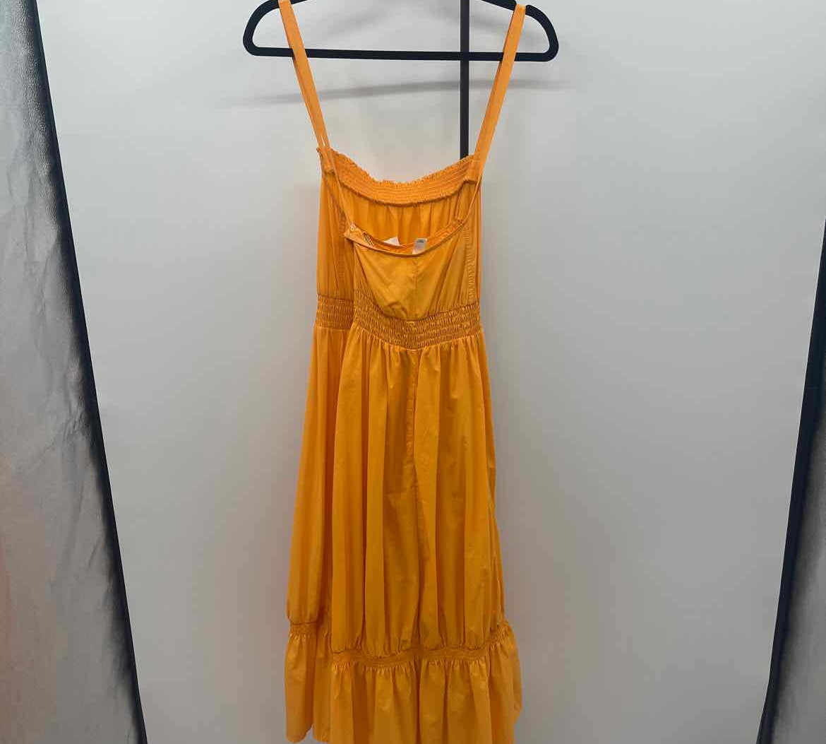Daily Practice Junior's Size 14 Orange Solid Dress