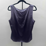 Chico's Women's Size M Purple Solid Sleeveless Shirt