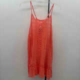 Wave Zone Women's Size XL coral Wrinkle Coverup