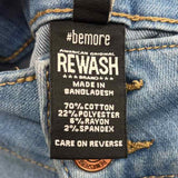 Rewash Women's Size 6 Blue Distressed Jeans