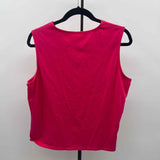 JJill Women's Size XL Pink Solid Sleeveless Shirt