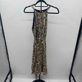 Collective Concepts Women's Size 10 Navy Floral Dress
