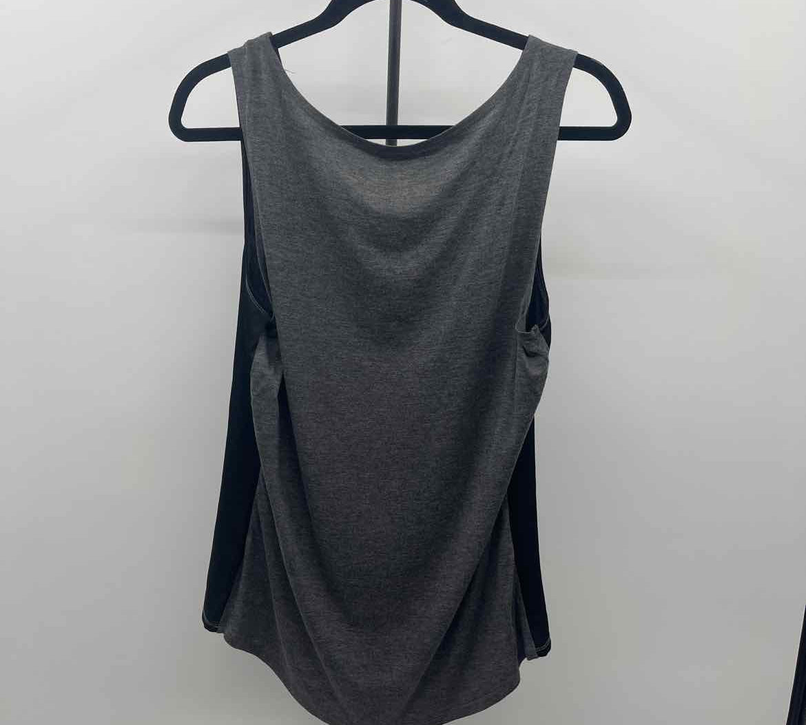 Coldwater Creek Women's Size M Black Solid Tank