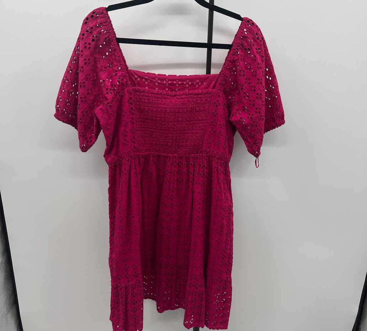 La Blanca Women's Size 14 Magenta cutouts Dress