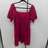 La Blanca Women's Size 14 Magenta cutouts Dress