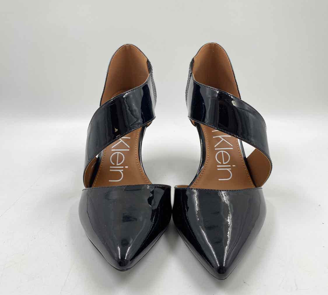 Calvin Klein Women's Shoe Size 7.5 Black Solid Heels